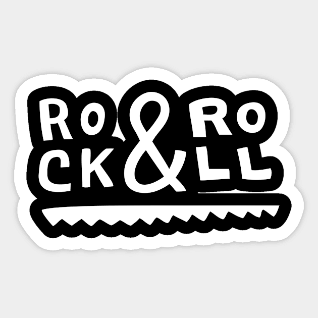 Rock and roll Sticker by WordFandom